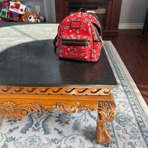 Disney Parks Loungefly Mickey & Minnie Runaway Railway Backpack